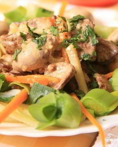 Печень по-итальянски