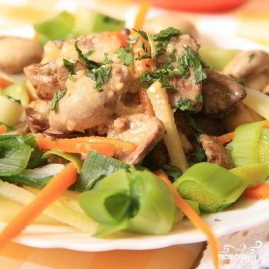 Рецепт печени по-итальянски