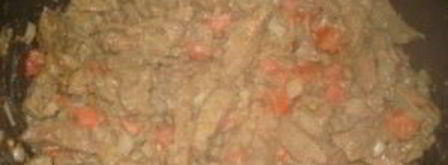 печень по-строгановски в мультиварке. Шаг 7