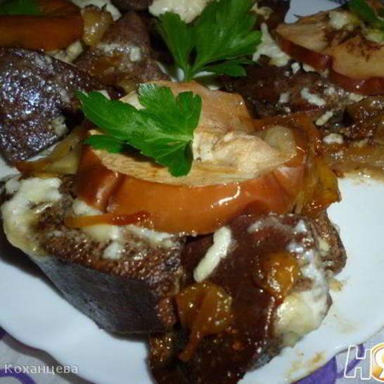 Рецепт печенки с характером