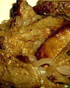 Сочная говяжья печенка