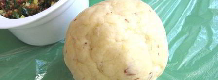 сырное печенье с песто из помидоров, оливок и зелени. Шаг 5