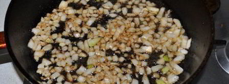 жареная печень с яблоками. Шаг 4