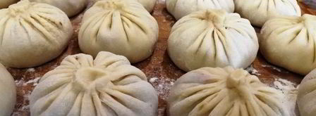 хинкали с бараниной и индейкой на пару. Шаг 8