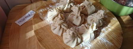 хинкали с минеральной водой. Шаг 10