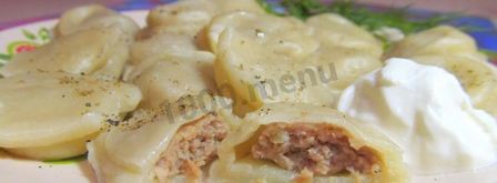 пельмени из заварного теста. Шаг 22