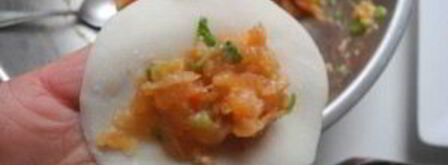 пельмени с семгой. Шаг 3