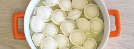 пельмени в духовке с лечо. Шаг 6