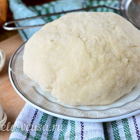 Рецепт теста для пельменей на кипятке