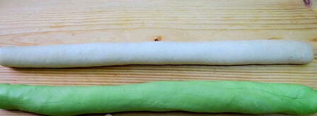 цветные китайские пельмени. Шаг 20