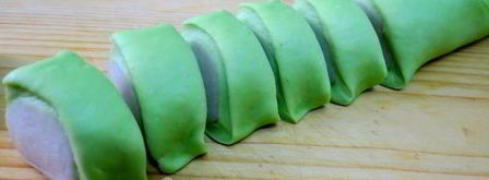 цветные китайские пельмени. Шаг 24