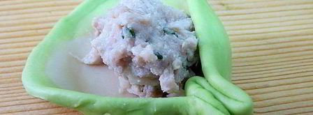 цветные китайские пельмени. Шаг 26