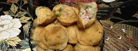 жареные пельмени с рисом и крабовыми палочками. Шаг 8