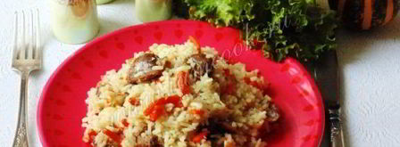 диетический плов с куриными желудками. Шаг 17