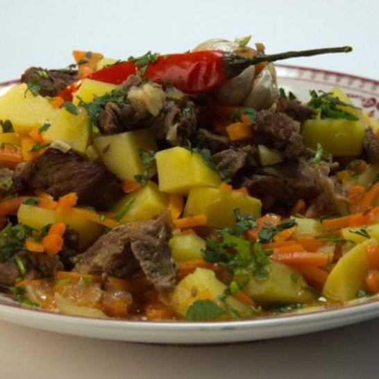 Рецепт картофеля в стиле плова