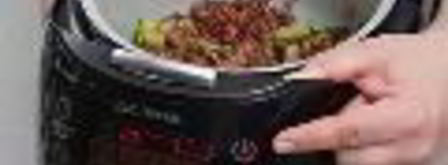 пилав из коричневого риса, спаржи и грибов в мультиварке. Шаг 5