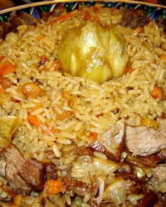 Плов из гуся