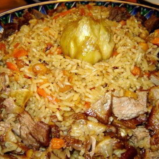 Рецепт плова из гуся