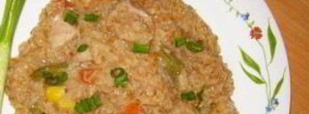 плов из пшеничной крупы. Шаг 7