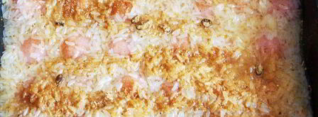 плов с фрикадельками в духовке. Шаг 12