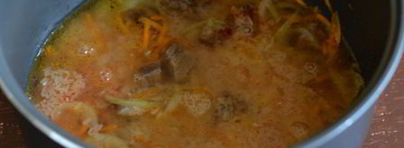 плов с говядиной в мультиварке. Шаг 9