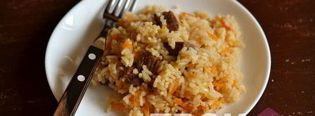 плов с говядиной в мультиварке. Шаг 11