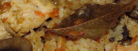 плов с грибами и курицей в мультиварке. Шаг 14