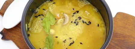 плов с грибами в мультиварке. Шаг 11