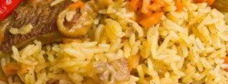 плов с индейкой в мультиварке. Шаг 6