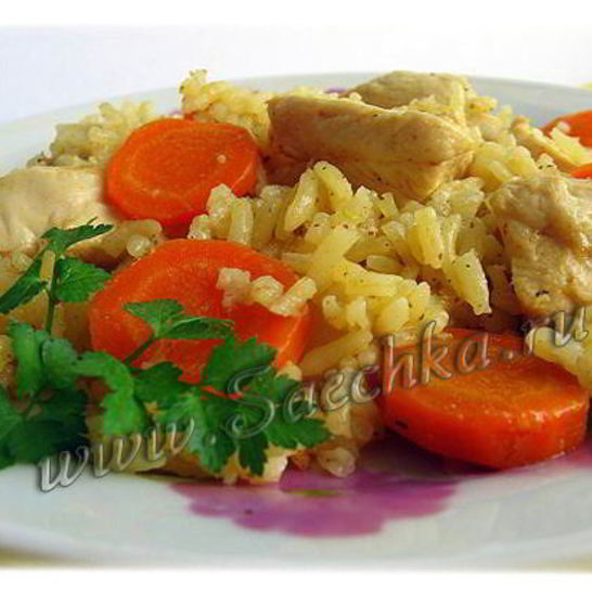 Рецепт плова с курицей