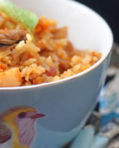 Плов с морепродуктами