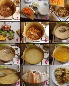 Плов с помидорами черри