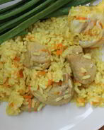 Плов с приправой карри