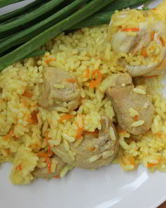 Плов с приправой карри