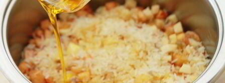 плов с тыквой и фруктами. Шаг 7