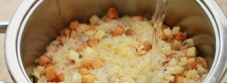 плов с тыквой и фруктами. Шаг 8