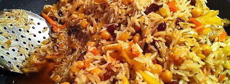 плов ташкентский из риса лазер для стеклокерамики. Шаг 9