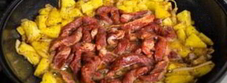 плов в духовке со свининой. Шаг 5