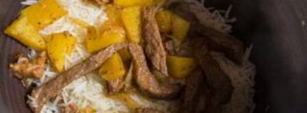 плов в духовке со свининой. Шаг 6