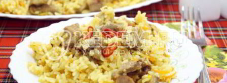 плов в мультиварке со свининой. Шаг 13