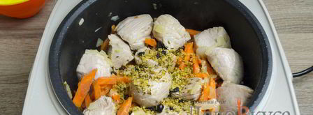 плов в мультиварке. Шаг 9