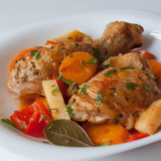 Рецепт фрикасе из курицы по-креольски