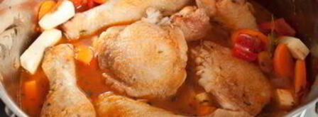 фрикасе из курицы по-креольски. Шаг 11