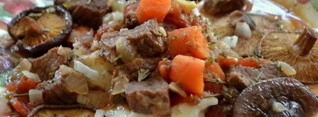 говяжье рагу с грибами и розмарином. Шаг 6