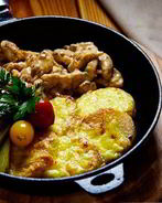 Куриное фрикасе с картофелем