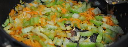 мясное рагу с тыквой спагетти. Шаг 3