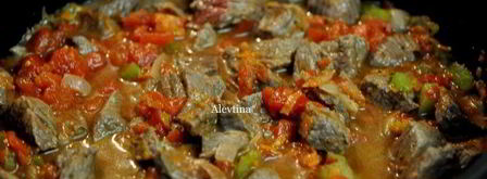 мясное рагу с тыквой спагетти. Шаг 5