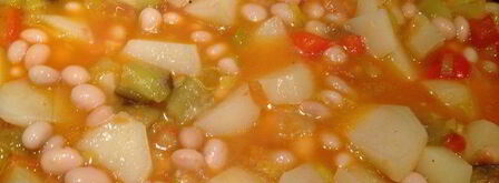 овощное рагу с фасолью. Шаг 8