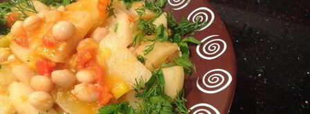 овощное рагу с фасолью. Шаг 9