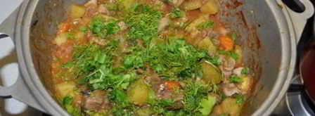 овощное рагу с индейкой. Шаг 9